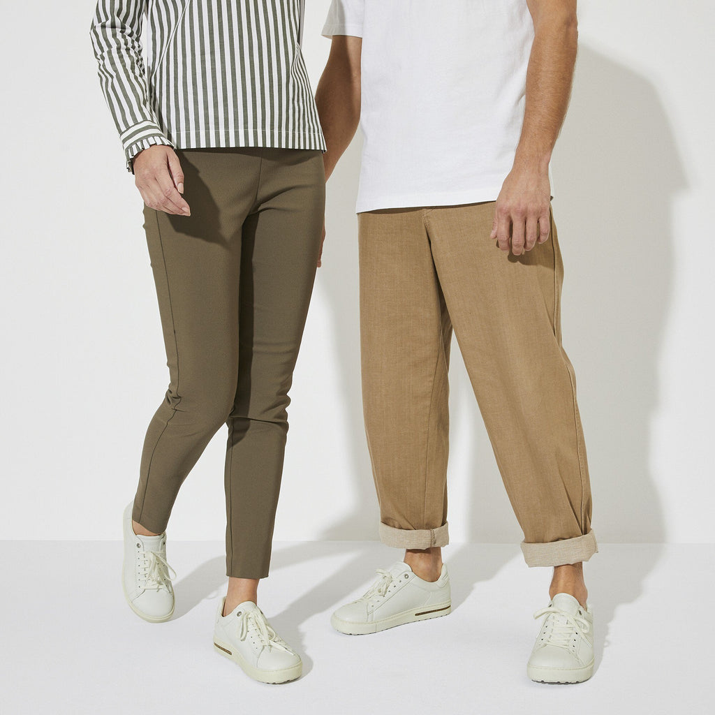 BIRKENSTOCK BEND LOW SNEAKER LACE UP WHITE LEATHER