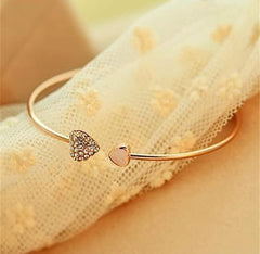 Double Hand Love Bracelet Color Rose Gold