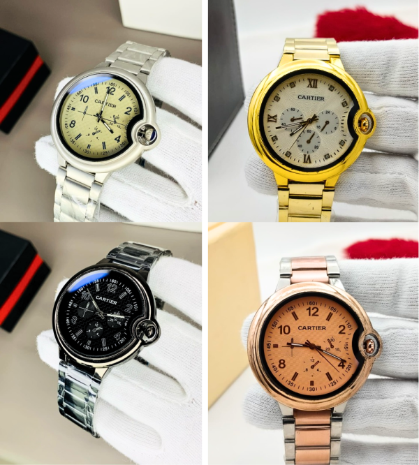 Ma1 Cartier Mens Watch | Wrist Watch For Boys & Mens (random Dial Color And Random Strap Color)