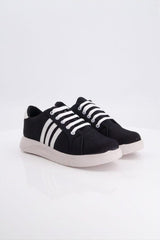 Men Fashionable Sneakers Shoes Black/Withe