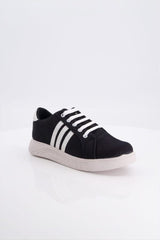 Men Fashionable Sneakers Shoes Black/Withe