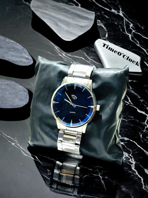 Round Shape Stainless Steel Watch ,silver Watch For Men