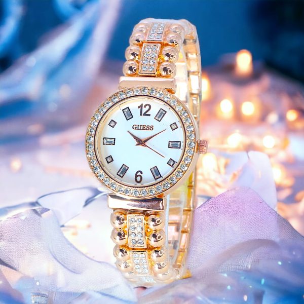 (without Box) Guess Ladies Executive Bracelet Watch